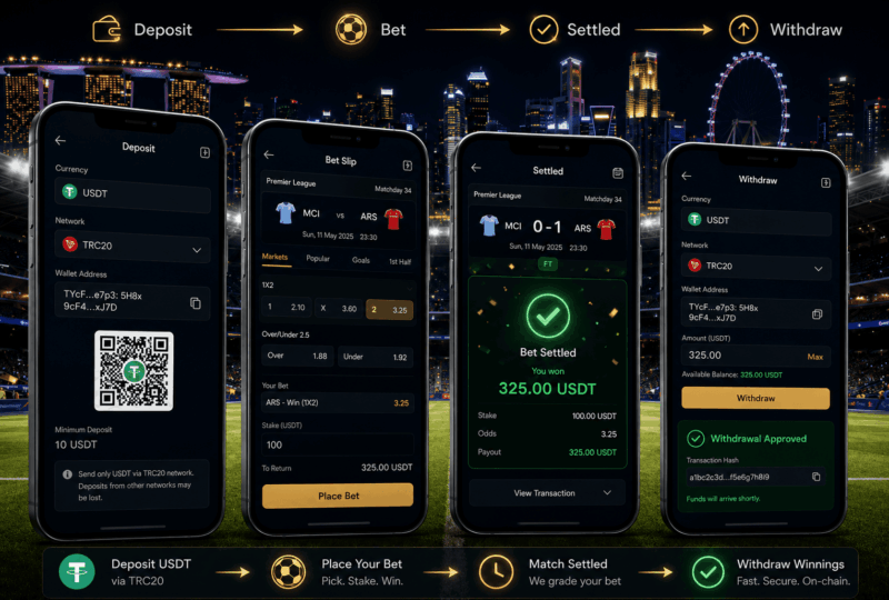 Best Singapore Football Betting Sites With Casino Bonuses and Crypto Wallets Football Betting casino bonuses